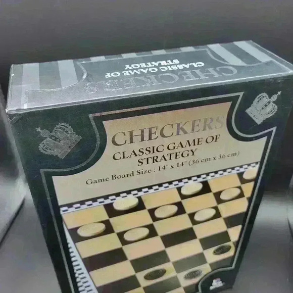 Pip Games Checkers CLASSIC GAME OF STRATEGY (2019 EDITION). NEW Sealed - Picture 5 of 8